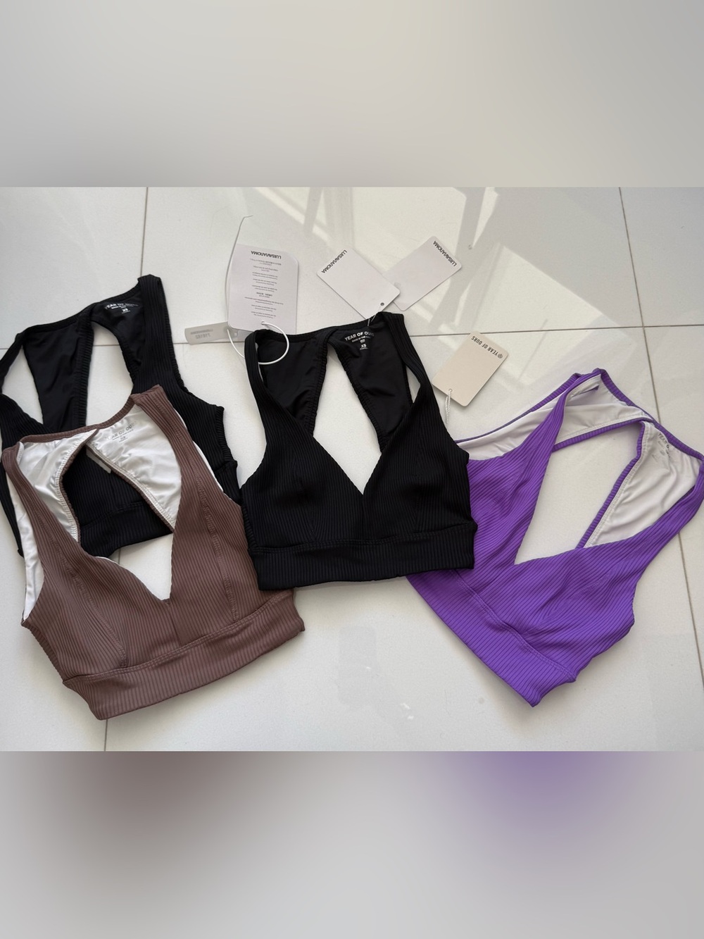 YEAR OF OURS sports bras all 4 included